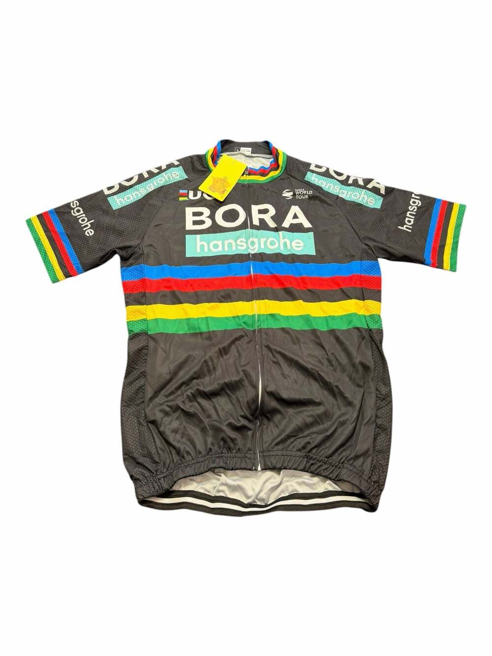 Bora Hansgrohe World Champion Short Sleeve Cycling Jersey Size L
